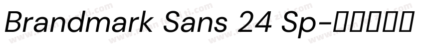 Brandmark Sans 24 Sp字体转换